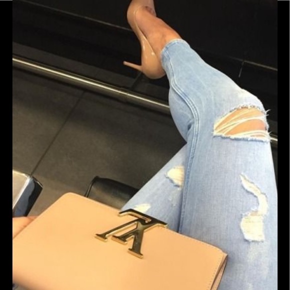 MICHAEL Michael Kors Shoes - MICHAEL MICHAEL KORS Tan Nude Suede Designer Heels Sz 8.5M Gold  Accent